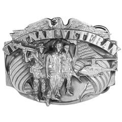 Vietnam War Veteran buckle no color